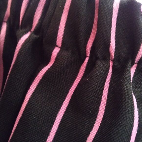 Vintage Charades Pinstripe Gangster Polyester Pants Pink Costume - Picture 2 of 7